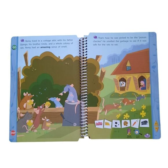 Leap Frog LeapPad Learning System Disney Pixar Ratatouille K-1st Book Only - Picture 2 of 3